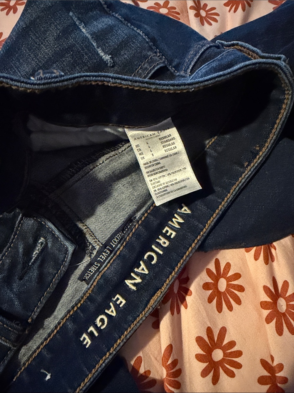 American Eagle Outfitters Navy Blue Skinny Jeans